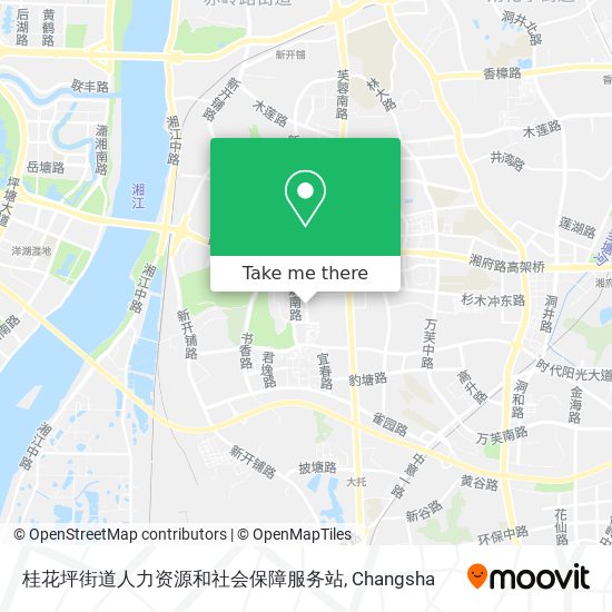 桂花坪街道人力资源和社会保障服务站 map