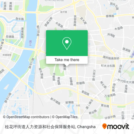 桂花坪街道人力资源和社会保障服务站 map