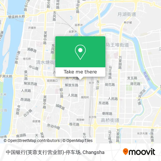 中国银行(芙蓉支行营业部)-停车场 map