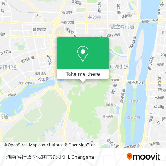 湖南省行政学院图书馆-北门 map