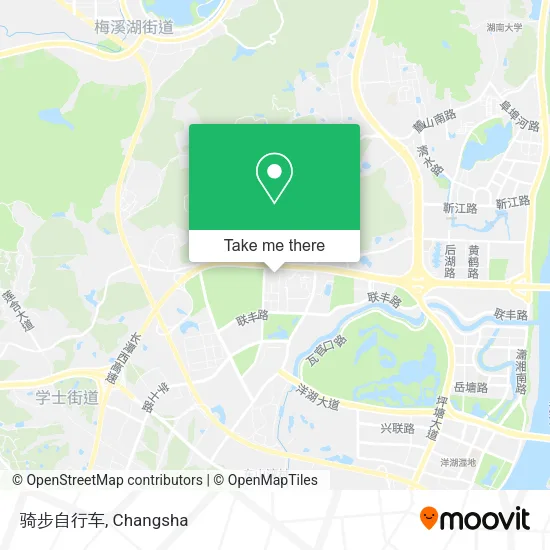 骑步自行车 map