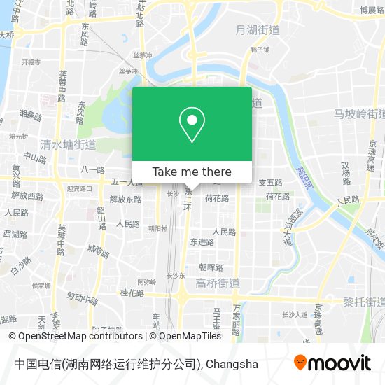 中国电信(湖南网络运行维护分公司) map