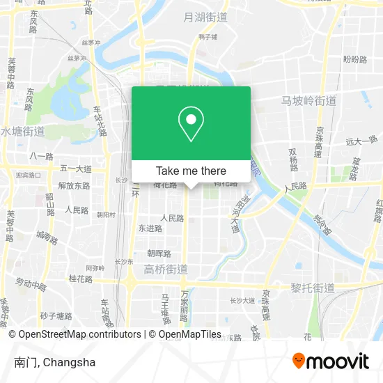 南门 map