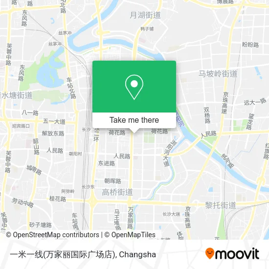 一米一线(万家丽国际广场店) map
