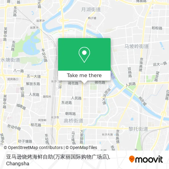亚马逊烧烤海鲜自助(万家丽国际购物广场店) map