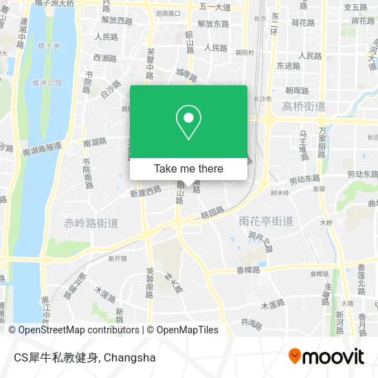 CS犀牛私教健身 map