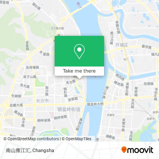 南山雍江汇 map