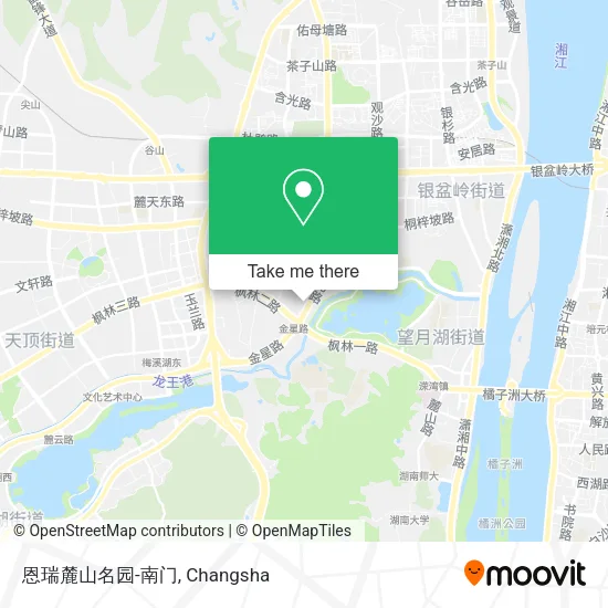 恩瑞麓山名园-南门 map