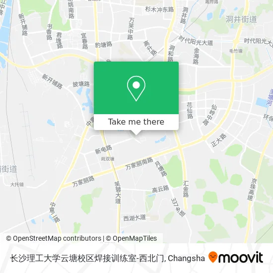 长沙理工大学云塘校区焊接训练室-西北门 map
