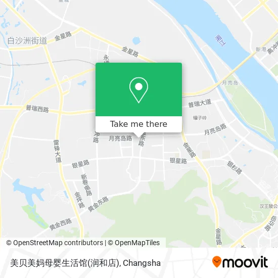 美贝美妈母婴生活馆(润和店) map