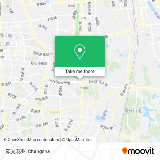 阳光花业 map