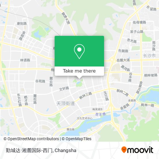 勤城达·湘麓国际-西门 map