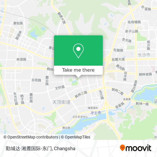 勤城达·湘麓国际-东门 map