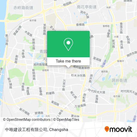 中唯建设工程有限公司 map