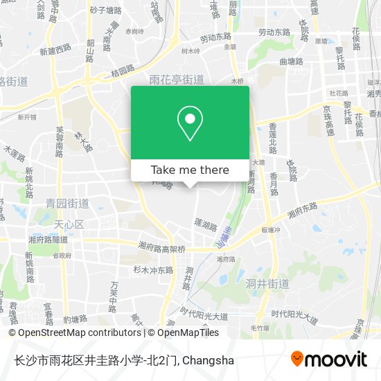 长沙市雨花区井圭路小学-北2门 map