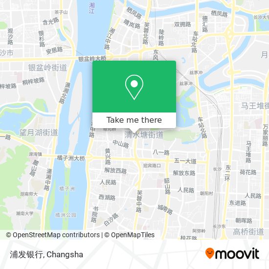 浦发银行 map