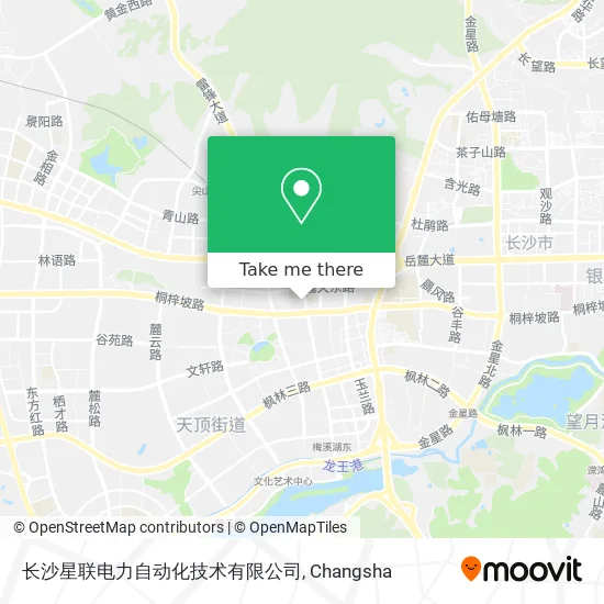 长沙星联电力自动化技术有限公司 map