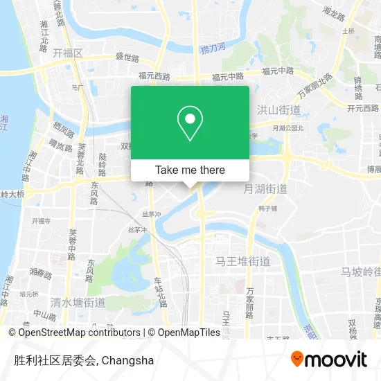 胜利社区居委会 map