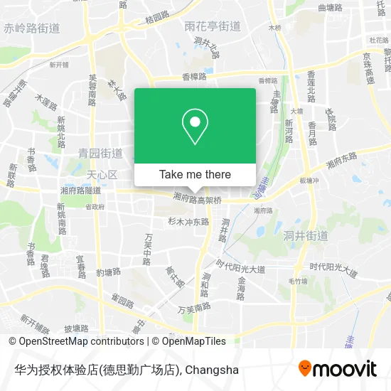 华为授权体验店(德思勤广场店) map