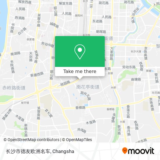 长沙市德友欧洲名车 map