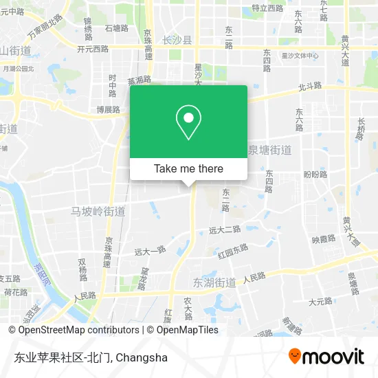 东业苹果社区-北门 map