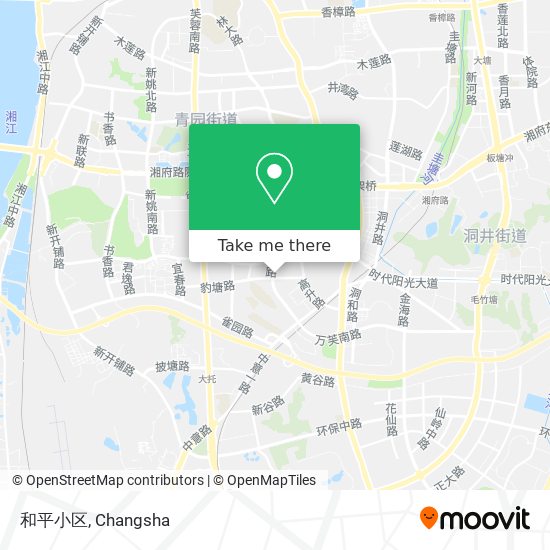 和平小区 map