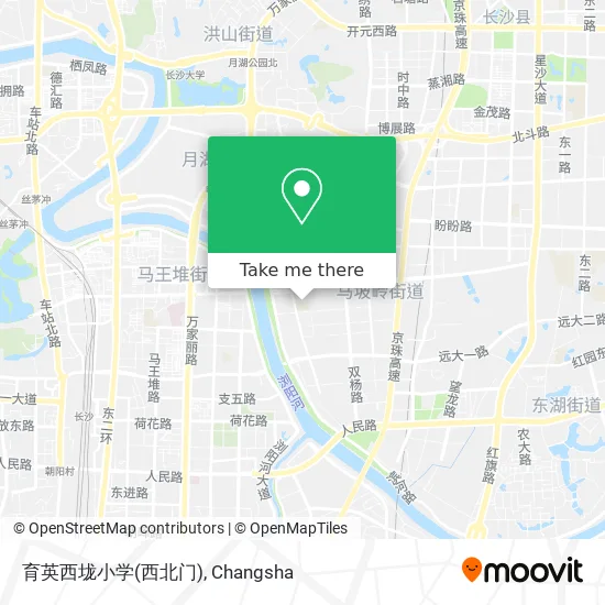 育英西垅小学(西北门) map