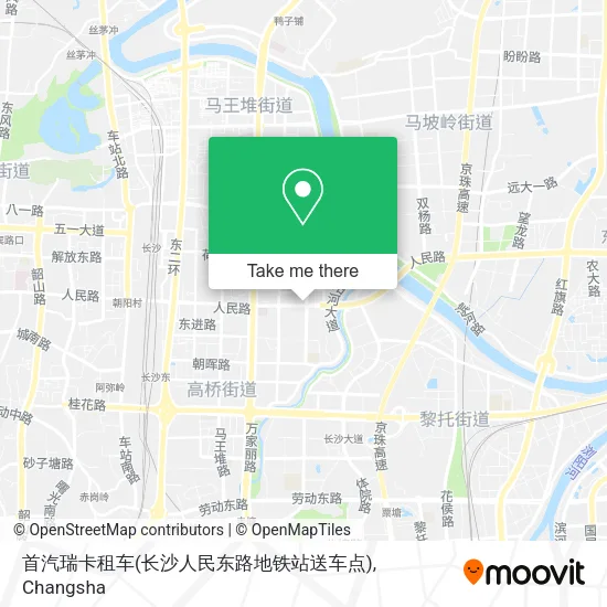 首汽瑞卡租车(长沙人民东路地铁站送车点) map