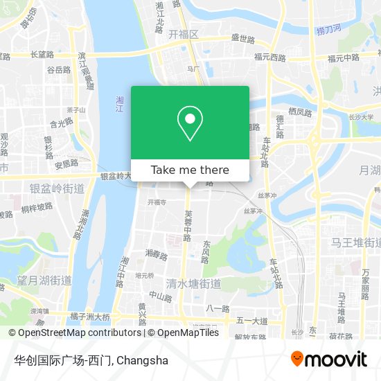 华创国际广场-西门 map