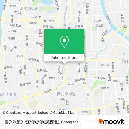 富兴汽配(中江锦城锦城苑西北) map
