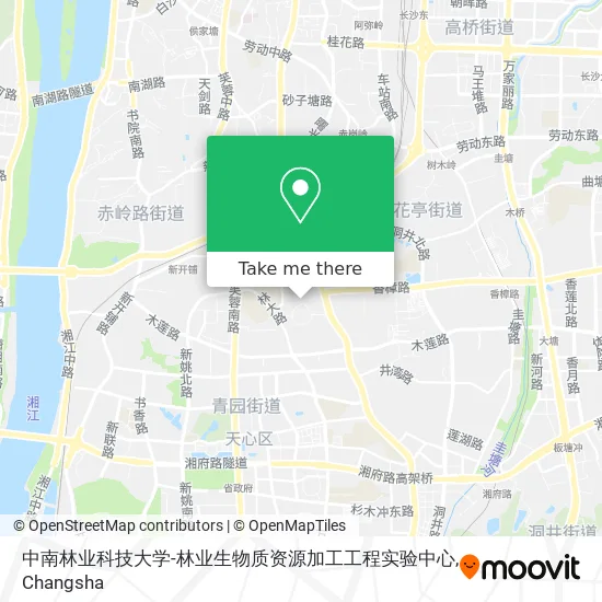 中南林业科技大学-林业生物质资源加工工程实验中心 map