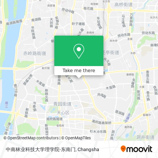 中南林业科技大学理学院-东南门 map