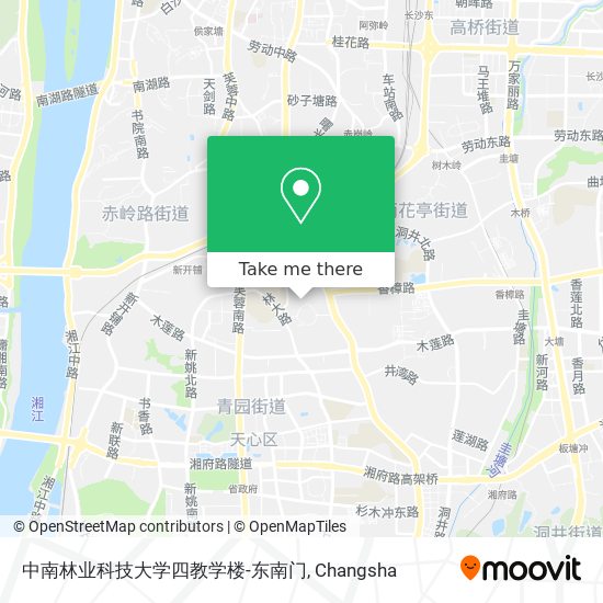 中南林业科技大学四教学楼-东南门 map