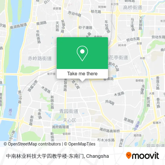 中南林业科技大学四教学楼-东南门 map