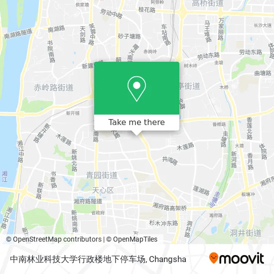 中南林业科技大学行政楼地下停车场 map