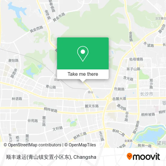 顺丰速运(青山镇安置小区东) map