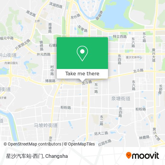 星沙汽车站-西门 map