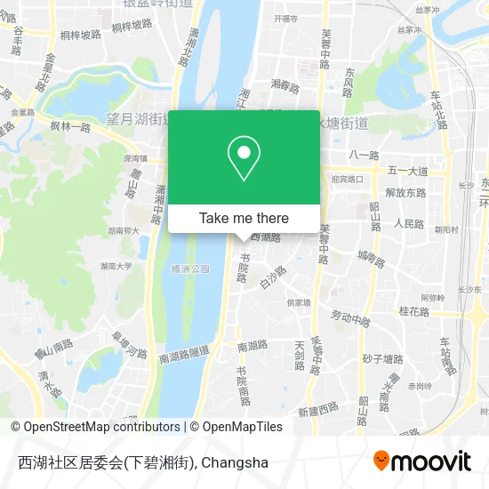 西湖社区居委会(下碧湘街) map