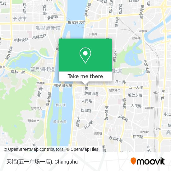 天福(五一广场一店) map