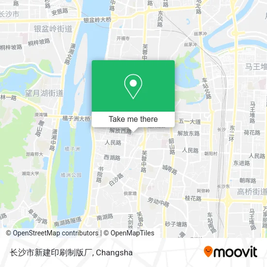 长沙市新建印刷制版厂 map