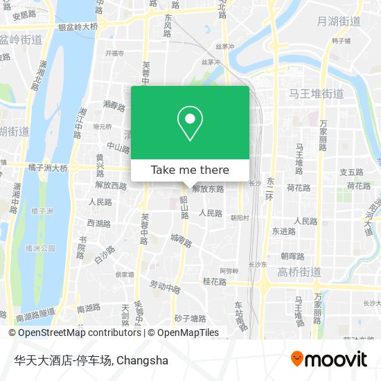 华天大酒店-停车场 map