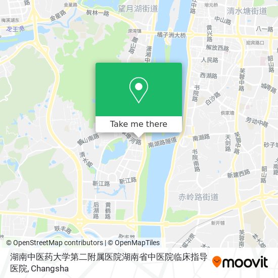 湖南中医药大学第二附属医院湖南省中医院临床指导医院 map