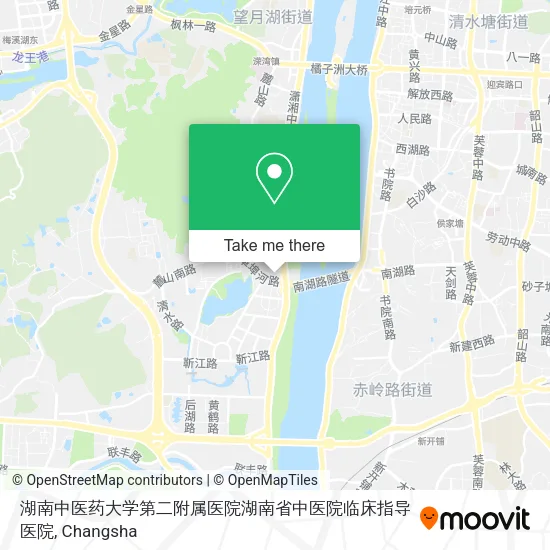 湖南中医药大学第二附属医院湖南省中医院临床指导医院 map