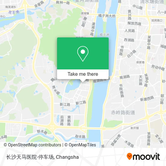 长沙天马医院-停车场 map