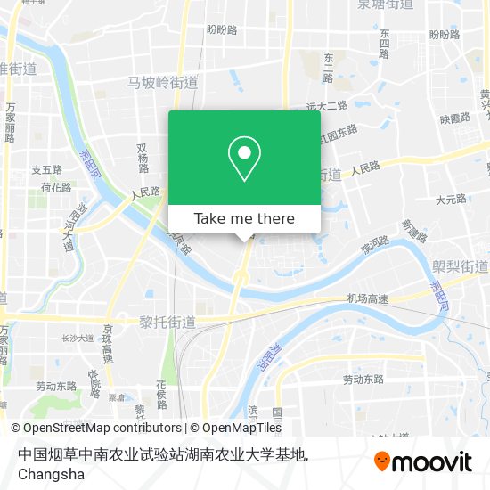 中国烟草中南农业试验站湖南农业大学基地 map