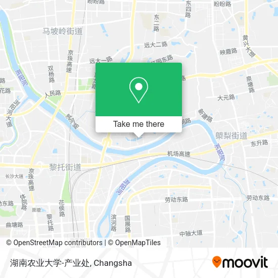 湖南农业大学-产业处 map