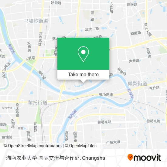 湖南农业大学-国际交流与合作处 map