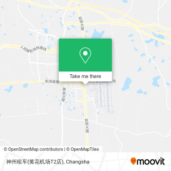 神州租车(黄花机场T2店) map