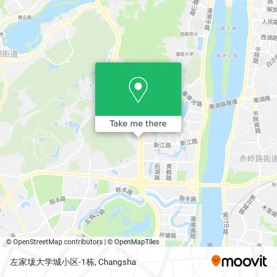 左家垅大学城小区-1栋 map