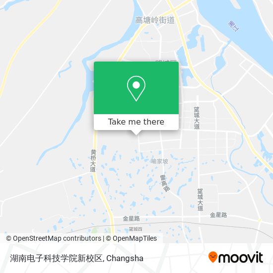 湖南电子科技学院新校区 map